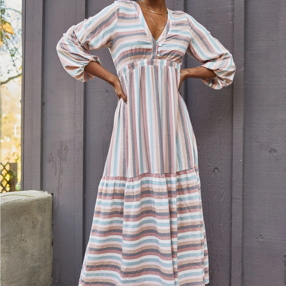 Sophia maxi dress by self contrast